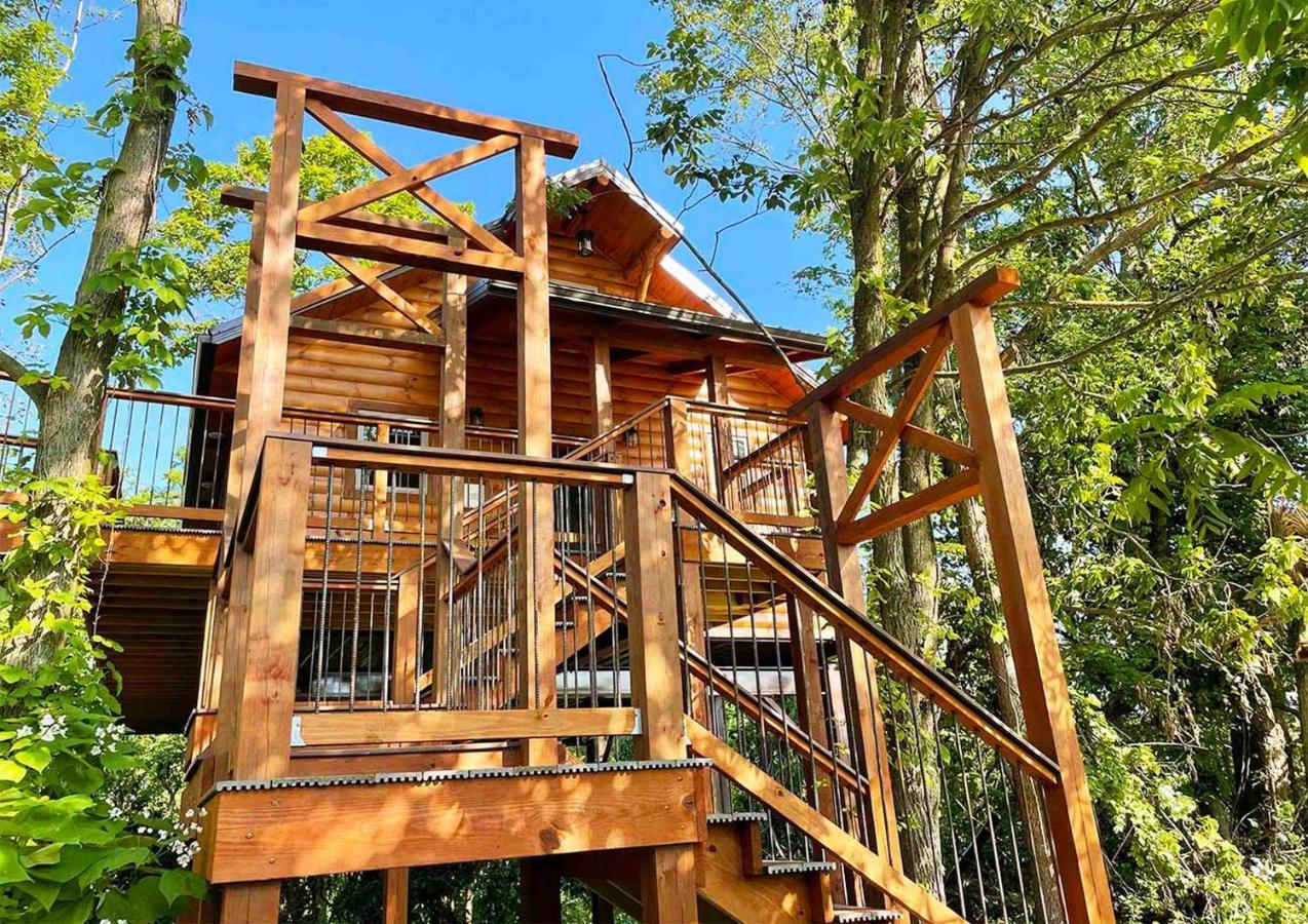 Cricket Hill Treehouse By Amish Country Lodging Millersburg Kültér fotó